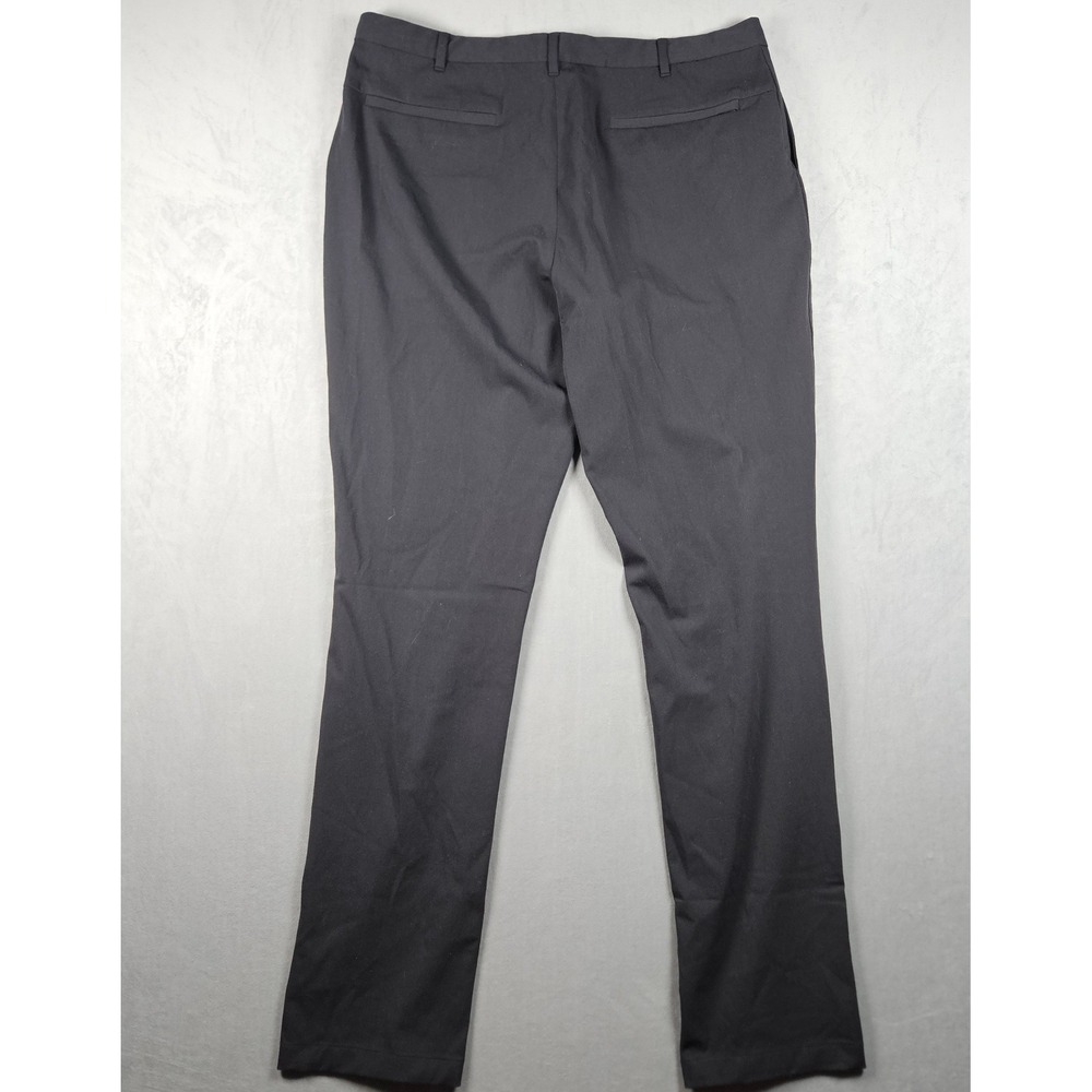 Ministry of Supply Kinetic Pants Mens 38 Tall Charcoal Black Drawstring‎ Chinos - Picture 3 of 9